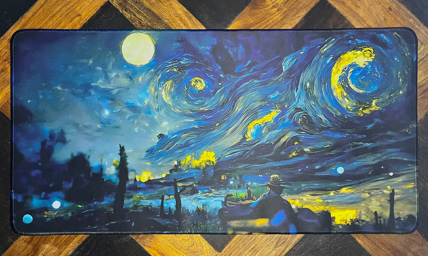 Tappetino Gaming - Notte Stellata Van Gogh